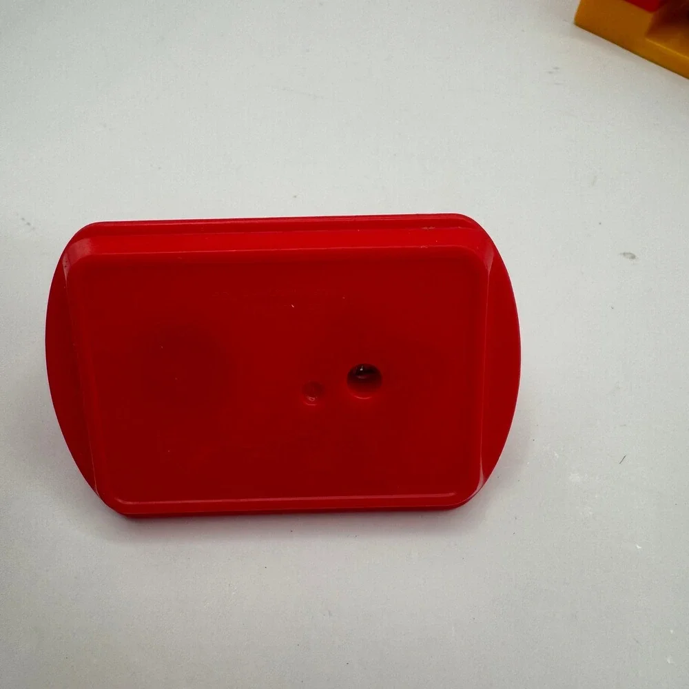 McDonald's Happy Meal Toy Lot Red Yellow Crocs Keychain Booth Tray Menu